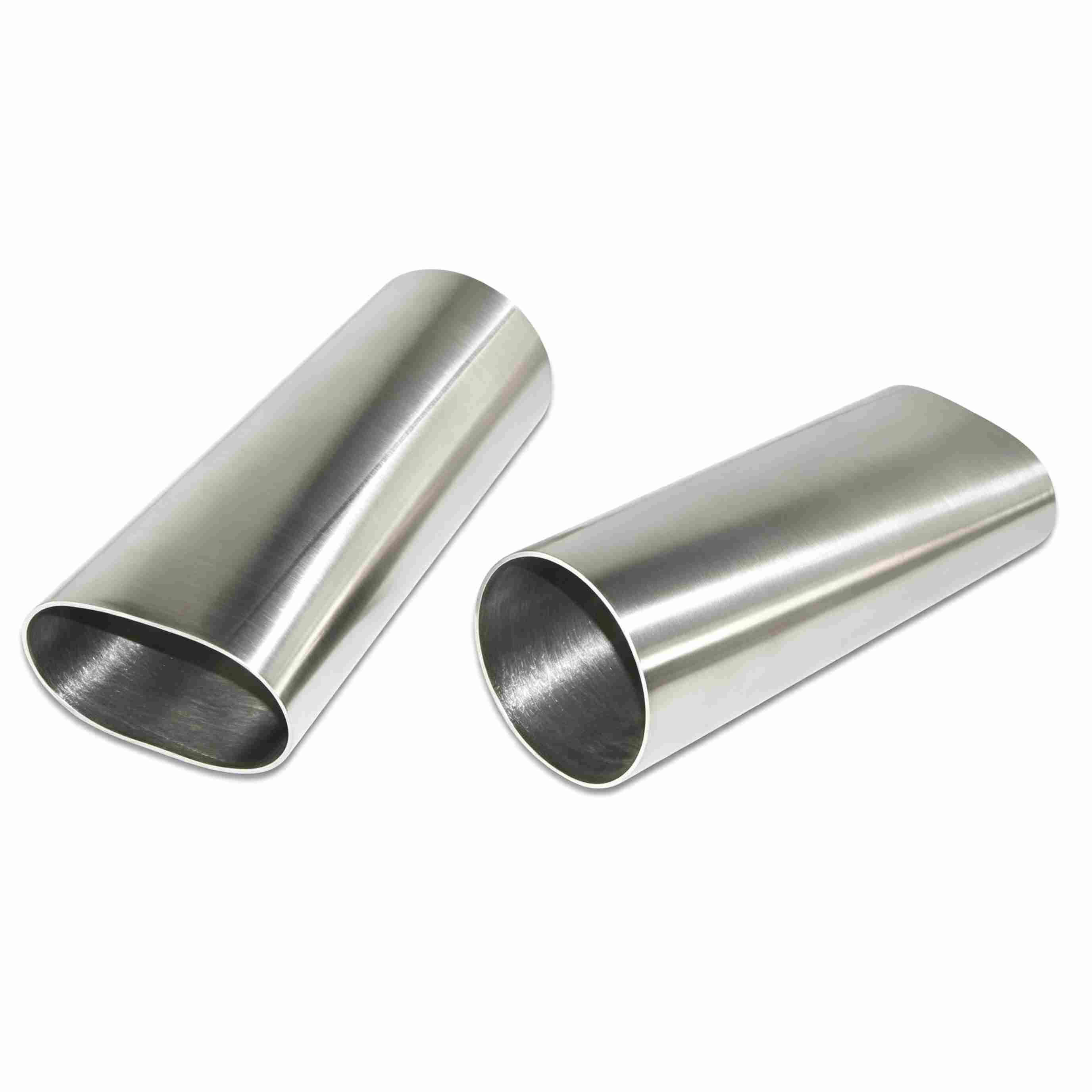 Round to Oval 304 Stainless Steel Adapter Converter Pipe Tube